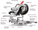 SKIL SPT88-01 12″ Worm Drive Dual Bevel Sliding Miter Saw - Image 5
