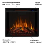 Real Flame Chateau Corner Electric Fireplace - Image 7
