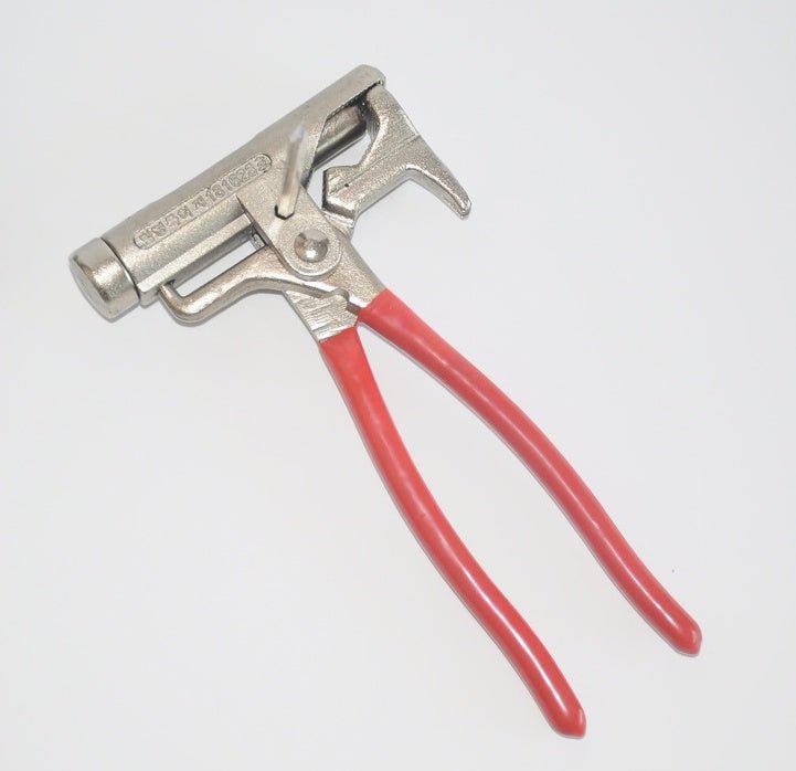 1885223206936.jpg Household multi-functional universal hammer, Korean Shenzhen saw, forceps, saws, multi-purpose running river and Lake Hardware Tools - Red - Image 1