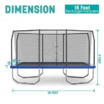 Skywalker 15′ x 9′ Rectangle Trampoline - Image 2