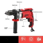 Electric Hand Drill Impact Drill Rechargeable High-power Electric Tools - Image 4