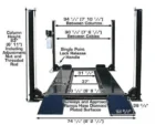Atlas Garage PRO8000 8,000 lb 4-Post Lift - Image 3