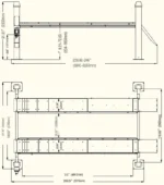 KT-4H110 Four Post Vehicle Lift 11,000lbs - Image 4
