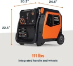Generac iQ5200 5200W Dual Fuel Portable Inverter Generator - Image 3