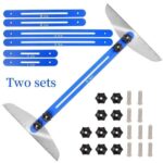 Home Stair Decoration Tools Stair Measuring Ruler - Blue, 2set