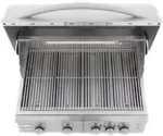 Blaze 32 Inch 4-Burner LTE Gas Grill with Rear Burner and Built-in Lighting System - Image 2