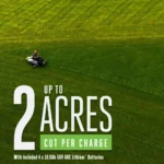 EGO Power+ Electric Riding Lawn Mower, 42″ Deck with Zero Turn Radius, Includes (4) 56V 10.0Ah Batteries and Charger ZT4204L - Image 2