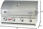 Bull Outlaw 30 inch 4 Burner Built in Natural Gas Grill - Image 2