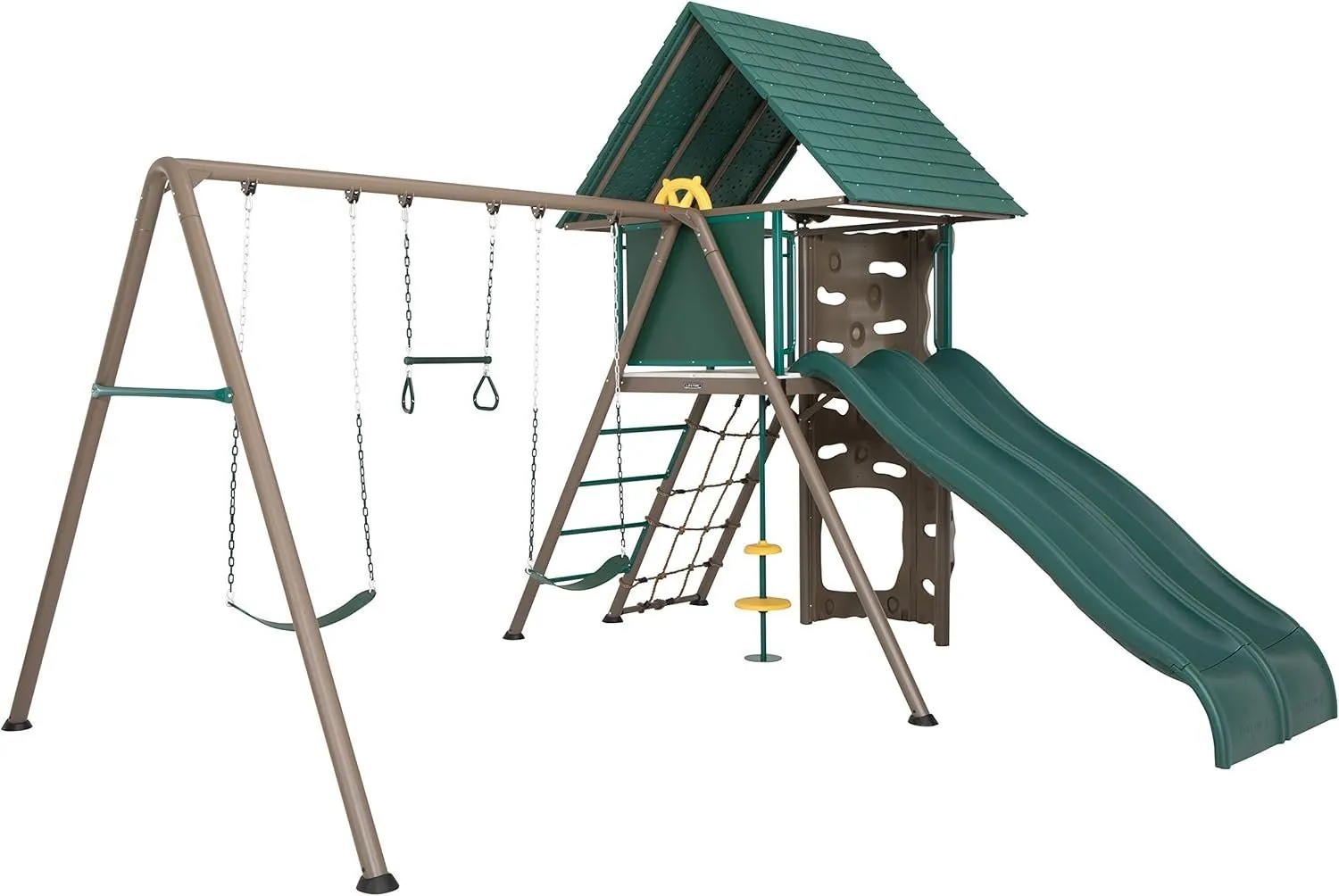 71aFHE8AcWL._AC_SL1500.jpg Lifetime Big Stuff Swing Set - Image 1