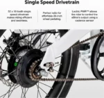 Lectric XP Lite Long-Range eBike Electric Commuter Bike - Image 3