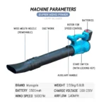 Powerful Cordless Air Duster for Cleaning Electronics, Keyboards, Car Interiors & More - Image 2