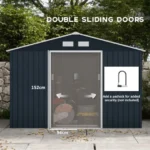 Outdoor Garden Storage Shed Tool House - Image 4