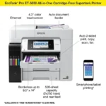 Epson EcoTank Pro ET-5850 Wireless Color All-in-One Supertank Printer C11CJ29201 - Image 2