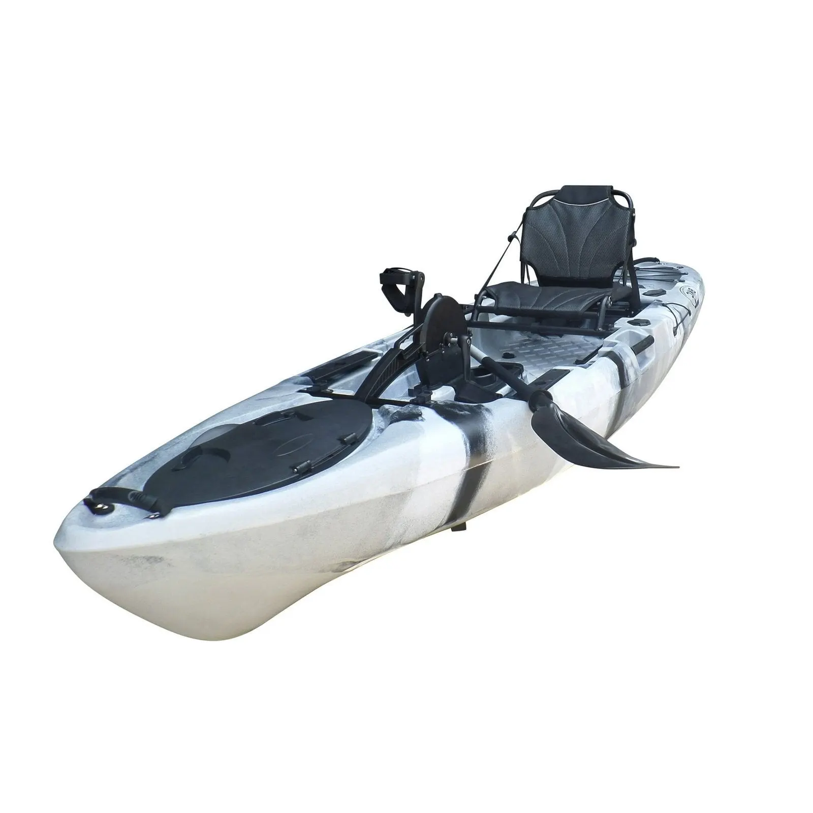 BKC PK11 10.6\u2032 Single Propeller Pedal Drive Fishing Kayak