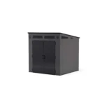 Suncast Modernist 7 ft. x 7 ft. Resin Vertical Pent Storage Shed with Floor Kit - Image 5