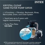 Intex Ultra XTR Frame 14′ x 42″ Round Above Ground Outdoor Swimming Pool Set with Sand Filter Pump, Ladder, Ground Cloth, and Pool Cover - Image 5