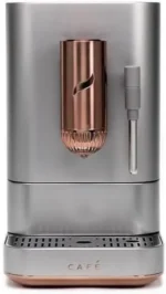 Café Affetto Automatic Espresso Machine + Milk Frother | Built-In & Adjustable Espresso Bean Grinder | One-Touch Brew in 90 Seconds | Steel Silver, 1.2 Liter, (C7CEBBS2RS3) - Image 7