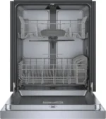 Bosch SHE41CM5N 300 Series 24″ Dishwasher 48 db – Recessed Handle, Stainless Steel - Image 5