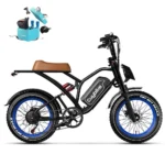 Euybike S4 Moped-Style Fat Tire Electric Bike - Image 3