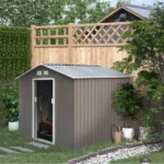 Large Outdoor Garden Storage Shed with Lockable Double Doors - Image 6