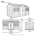 Heartland Coronado 12-ft x 8-ft Gable Engineered Wood Storage Shed with Floor Included - Image 8